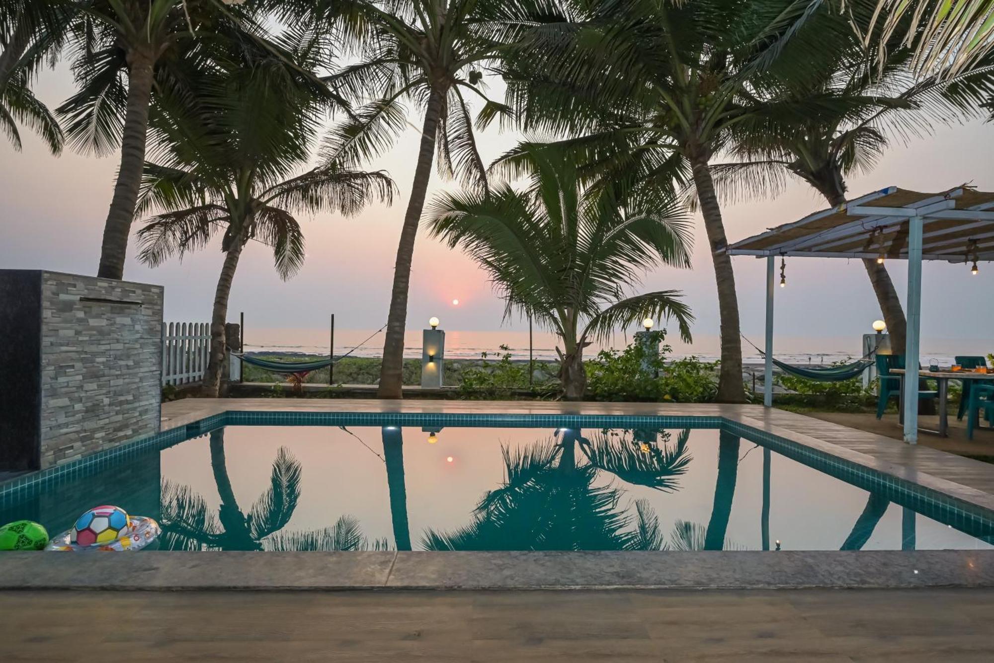 En Ocean Infinity Pool Villa Overlooking Sea ,Beach Touch Alībāg Exteriör bild