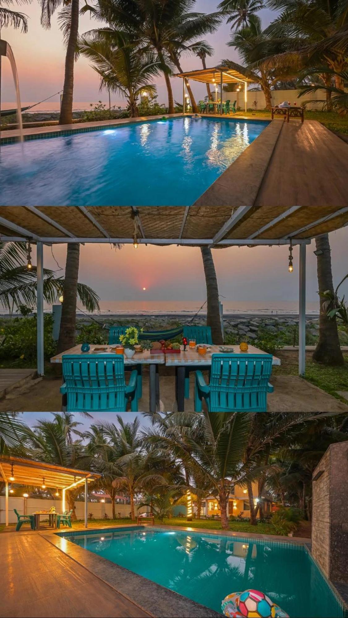 En Ocean Infinity Pool Villa Overlooking Sea ,Beach Touch Alībāg Exteriör bild